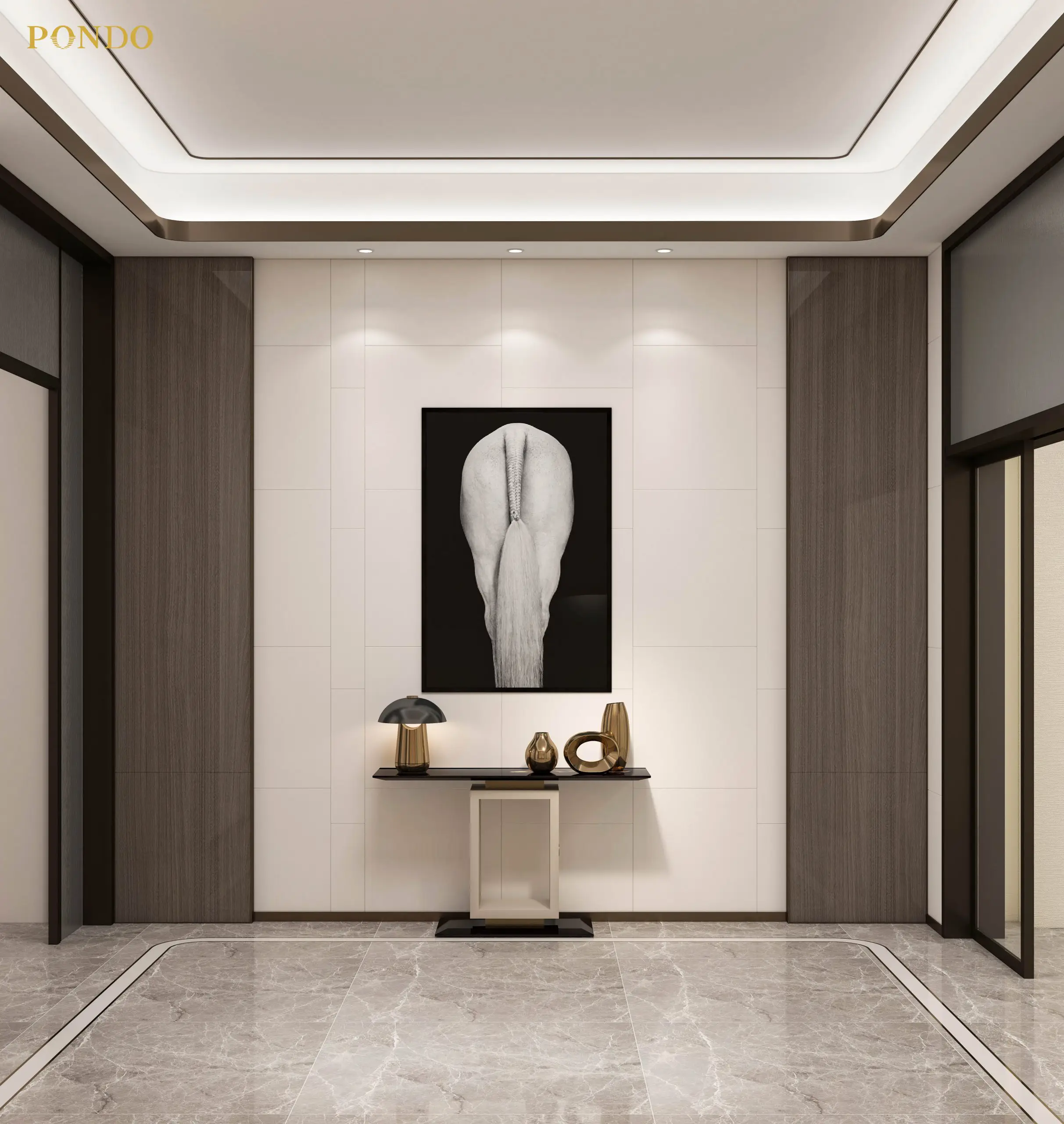 bàn console đẹp sang trọng phòng khách hành lang